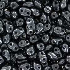 Matubo MiniDuo Perlen 4x2.5mm Hematite
